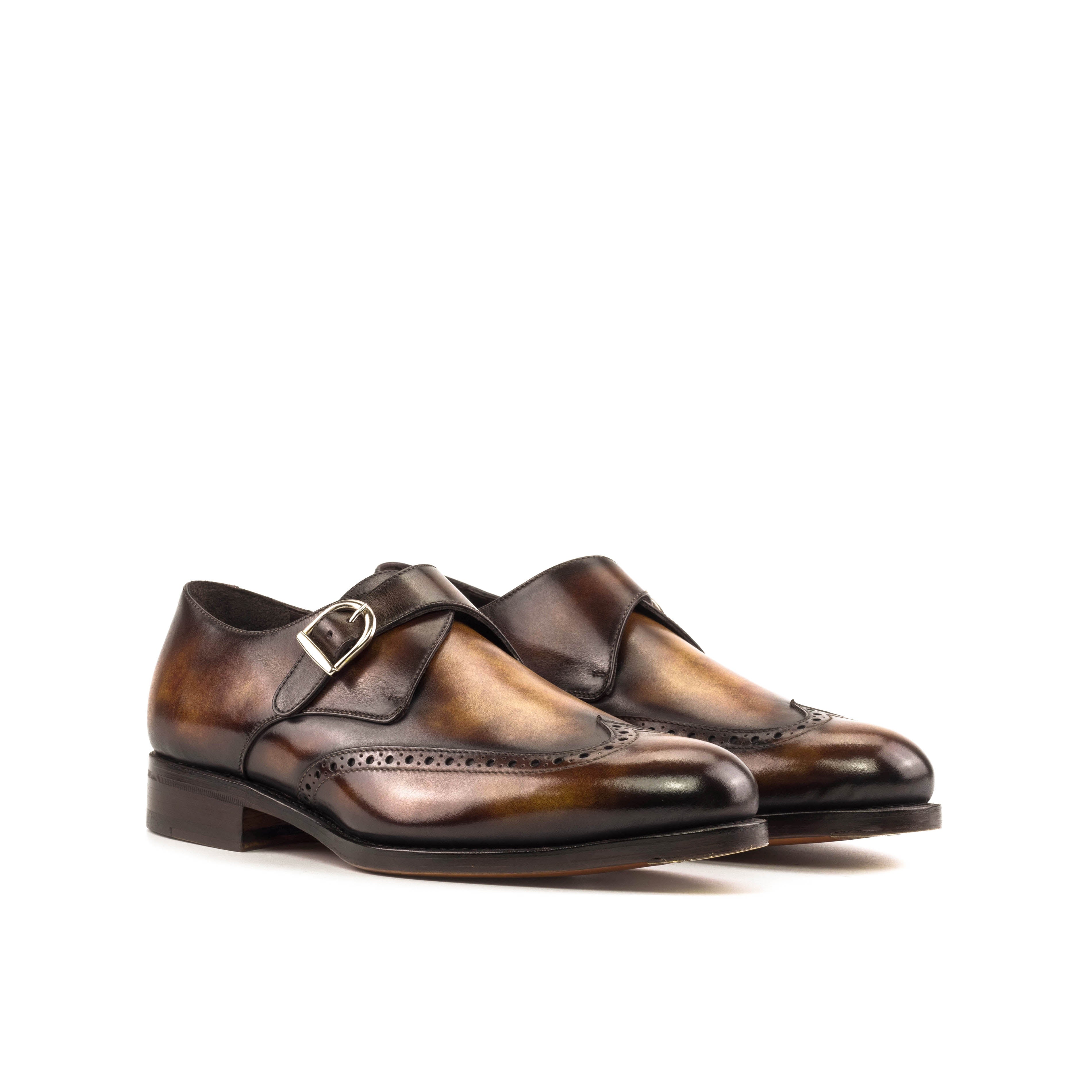 Anthony Michaels Cognac Patina Single Monk