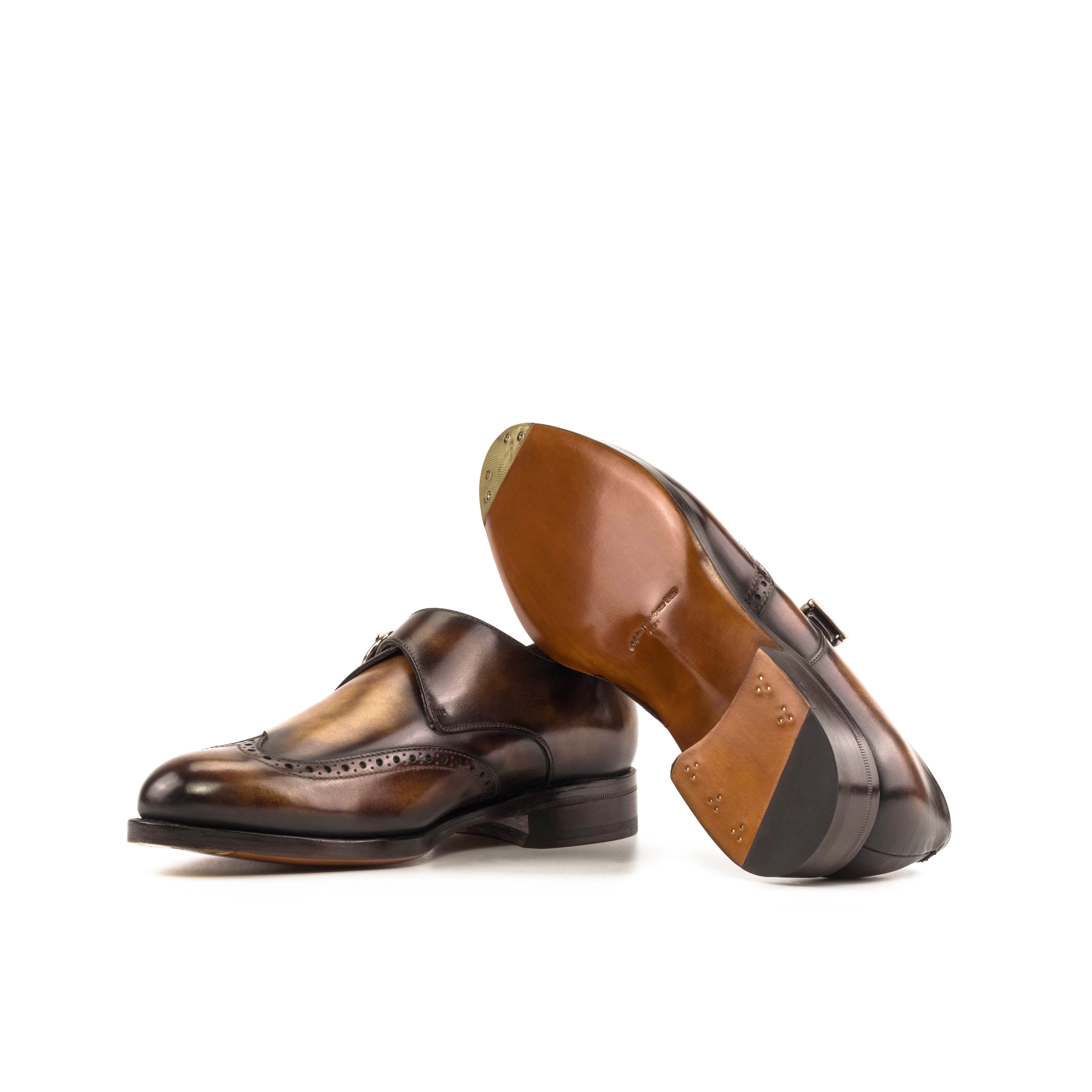 Anthony Michaels Cognac Patina Single Monk