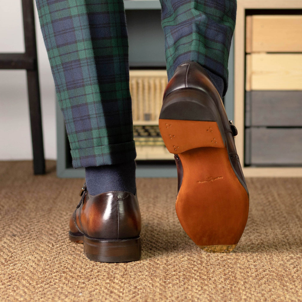 Anthony Michaels Cognac Patina Single Monk